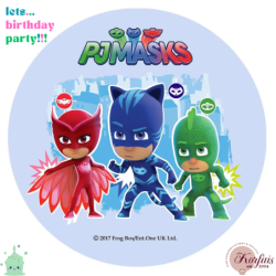 Σχέδιο τούρτας Pj masks 20cm
