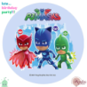 Σχέδιο τούρτας Pj masks 20cm