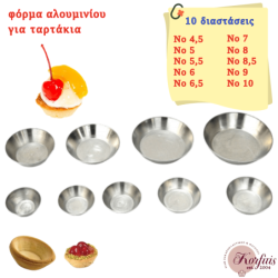 Φόρμα αλουμινίου για ταρτακια