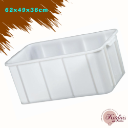 Τελάρο πολυαιθυλενίου με χερούλια 62x49x36cm