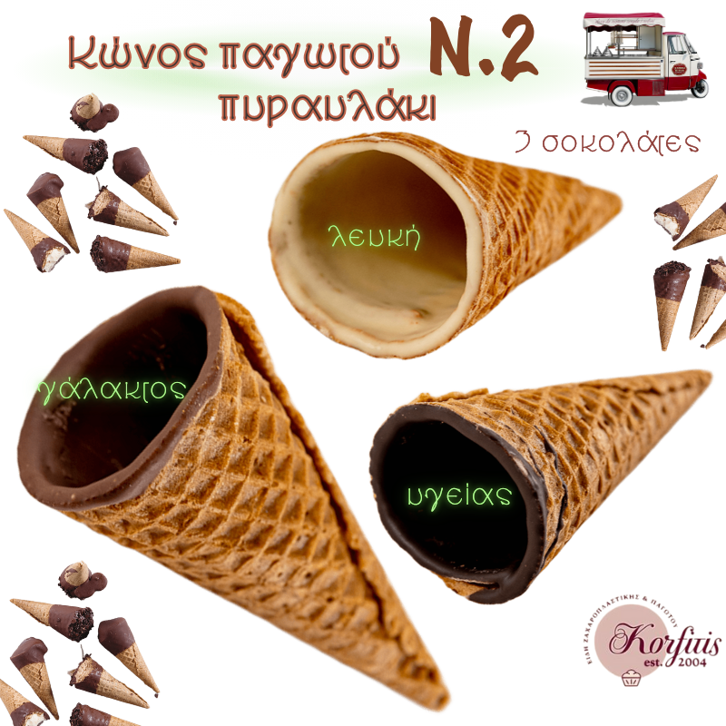 Κώνος παγωτού πυραυλάκι Ν.2