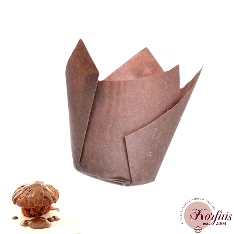 Φόρμα χάρτινη για cupcake tulip/round Φόρμα χάρτινη για cupcake tulip/round