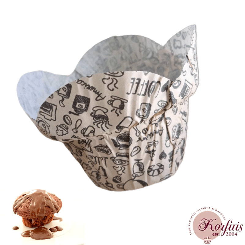 Φόρμα χάρτινη για cupcake tulip/round Φόρμα χάρτινη για cupcake tulip/round