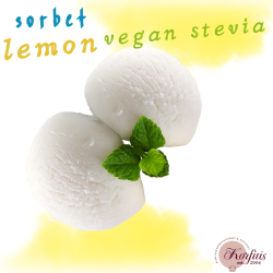 Σορμπέ λεμόνι lemon vegan stevia digusto