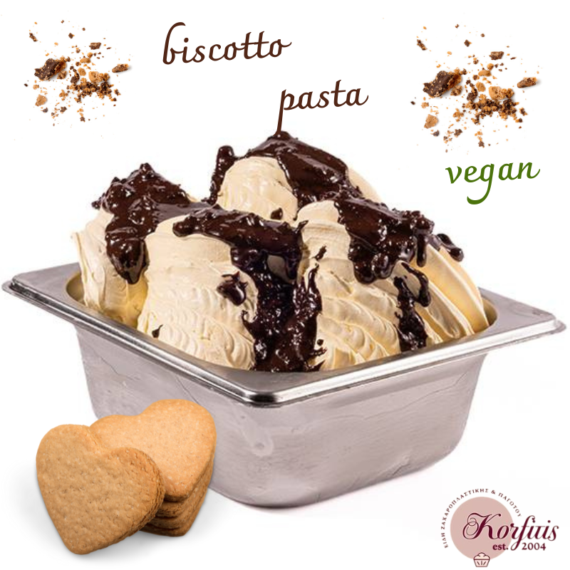 Πάστα μπισκότο vegan biscotto