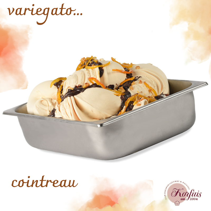 Ρίπλα σοκολάτα με πορτοκάλι variegato cointreau