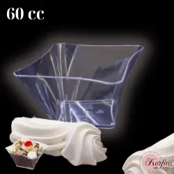 Μπωλ τετράπλευρο κυματιστό 60cc
