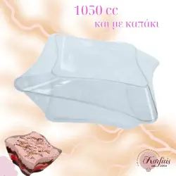 Μπωλ τετράπλευρο κυματιστό 1050cc