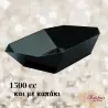 Μπωλ οκτάπλευρο μαύρο 1500cc