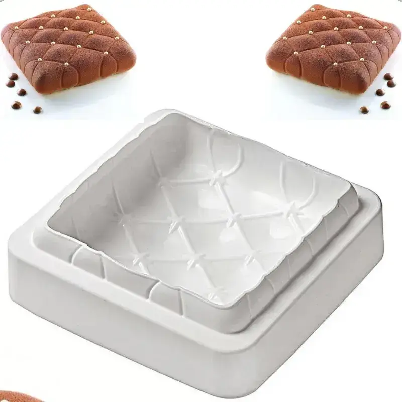 Φόρμα σιλικόνης με τετράγωνο μαξιλάρι