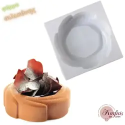 Φόρμα σιλικόνης στρογγυλη με σχέδια