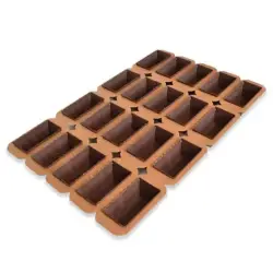 Φορμα χάρτινη 20 ατομικών θέσεων easy bake trays