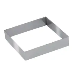 Τσέρκι-στεφάνι ανοξείδωτο τετράγωνο 52cm