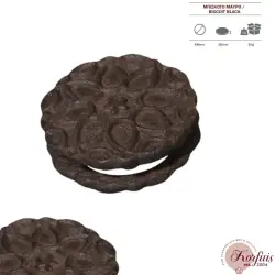 Μπισκότο στρογγυλο μαύρο