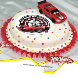 Σχέδιο τούρτας Hot wheels "The ride of your life" σετ 20cm