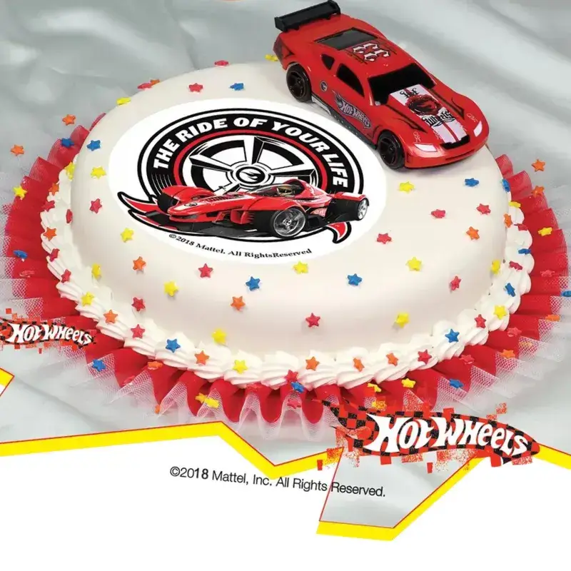 Σχέδιο τούρτας Hot wheels "The ride of your life" σετ 20cm