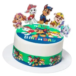 Σχέδιο τούρτας Paw patrol for ever σετ 20cm