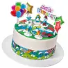 Σχέδιο τούρτας Στρουμφ happy birthday σετ 20cm