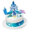 Σχέδιο τούρτας Frozen στα χιόνια σετ 20cm