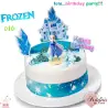 Σχέδιο τούρτας Frozen στα χιόνια σετ 20cm