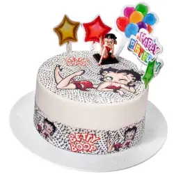 Σχέδιο τούρτας Betty Boop καθιστή σετ 20cm