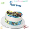 Σχέδιο τούρτας Jurassic Word σετ 20cm