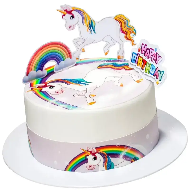 Σχέδιο τούρτας Unicorn σετ 20cm