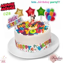 Σχέδιο τούρτας Minnie σετ 20cm