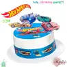 Σχέδιο τούρτας Hot wheels made to race σετ 20cm