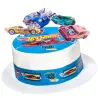 Σχέδιο τούρτας Hot wheels made to race σετ 20cm
