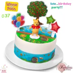 Σχέδιο τούρτας Winnie the pooh σετ 20cm