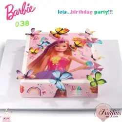 Σχέδιο τούρτας Barbie dreamtopia σετ 20x30cm