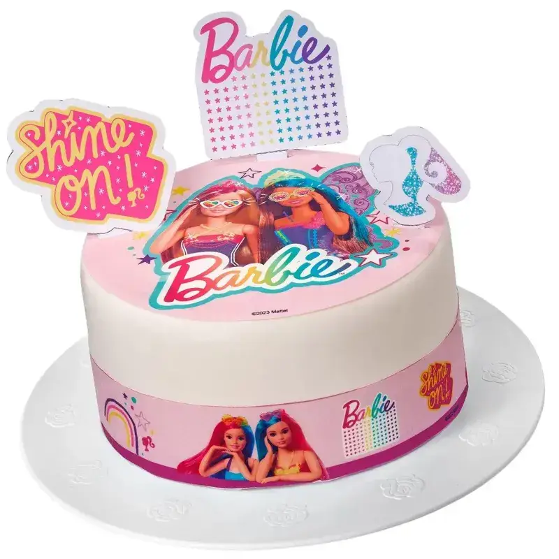 Σχέδιο τούρτας Barbie dreamtopia σετ 20cm