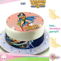 Σχέδιο τούρτας wonder woman 20cm