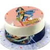 Σχέδιο τούρτας wonder woman 20cm