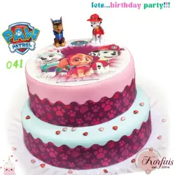 Σχέδιο τούρτας Paw patrol σετ 20cm
