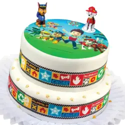 Σχέδιο τούρτας Paw patrol σετ 20cm