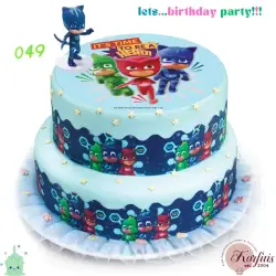 Σχέδιο τούρτας  Pj Masks σετ 20cm