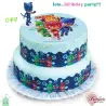 Σχέδιο τούρτας  Pj Masks σετ 20cm
