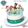 Σχέδιο τούρτας Paw patrol for ever σετ 20cm