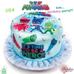 Σχέδιο τούρτας Pj masks cut out  20cm