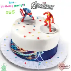 Σχέδιο τούρτας Avengers marvel σετ 20cm