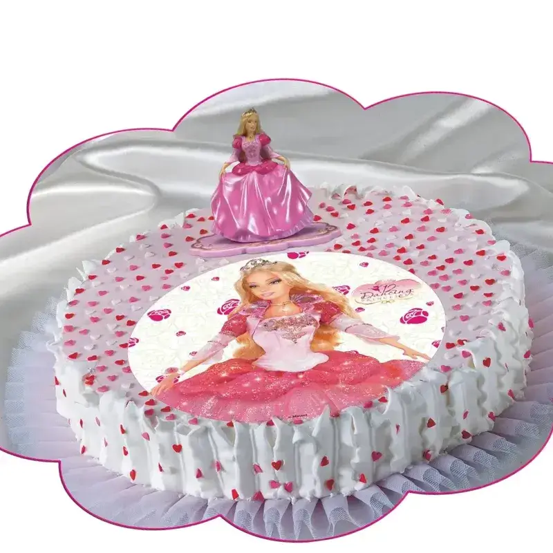 Σχέδιο Barbie με καρδιές σετ 20cm