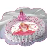 Σχέδιο Barbie με καρδιές σετ 20cm