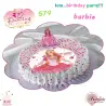 Σχέδιο Barbie με καρδιές σετ 20cm