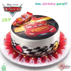 Σχέδιο τούρτας Cars disney σετ 20cm