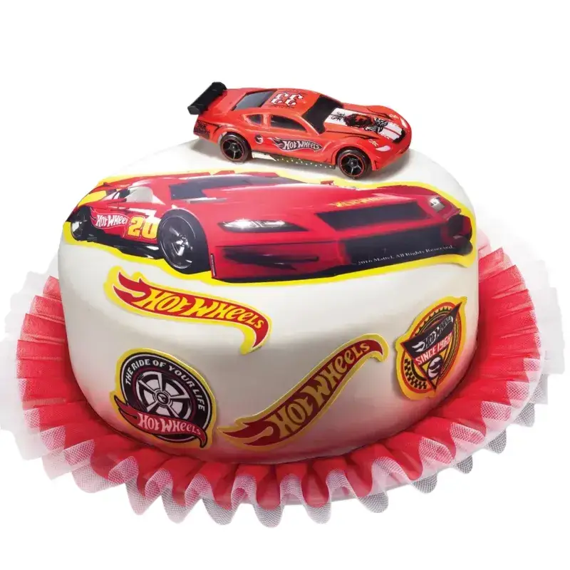 Σχέδιο τούρτας Hot Wheels σετ 20cm