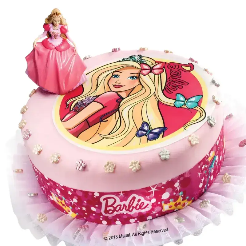Σχέδιο τούρτας Barbie σετ 20cm
