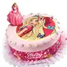 Σχέδιο τούρτας Barbie σετ 20cm