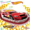 Σχέδιο τούρτας hot wheels 27x45cm